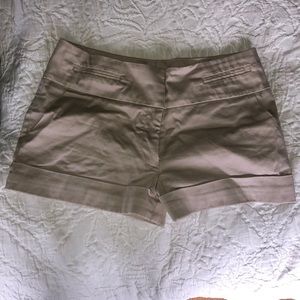 Love Ady Khaki dressy cuffed shorts